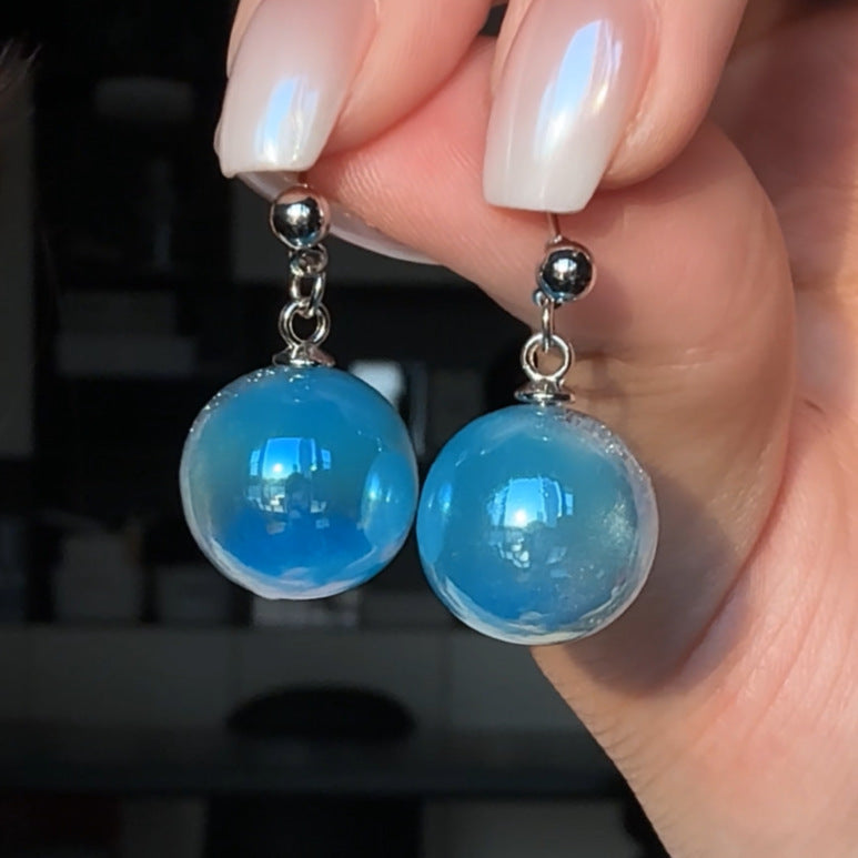 Niche Original Design Ear Studs Color Earrings