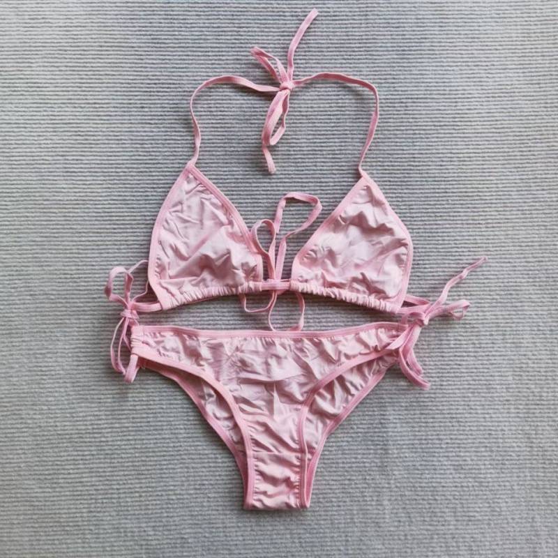 Bikini Bikini Swimsuit Female Wireless Cup Close-fitting