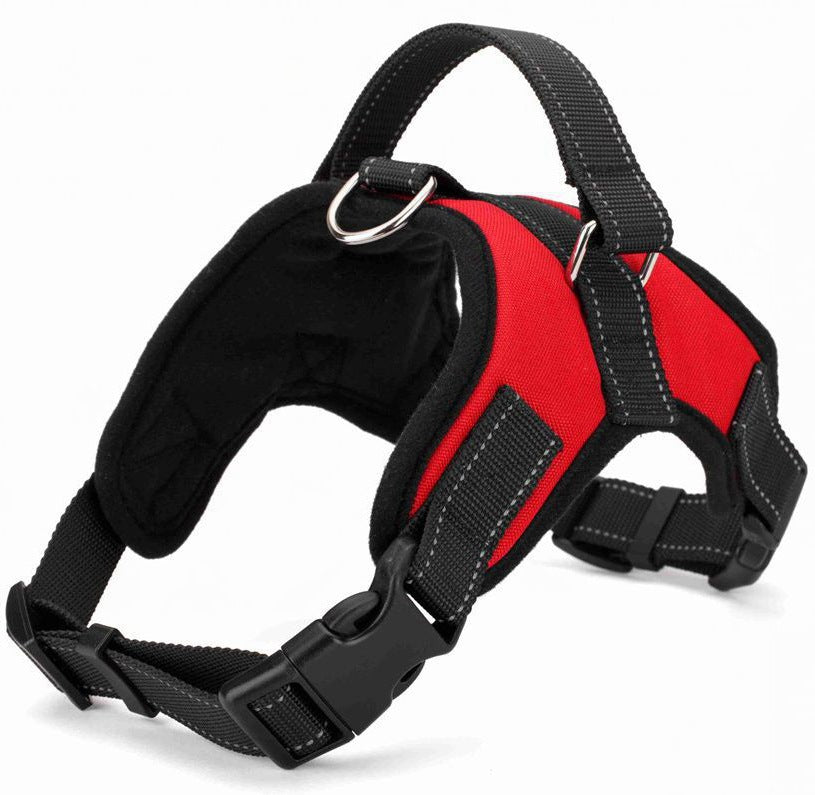 Explosion-Proof Red Pet Chest Harness