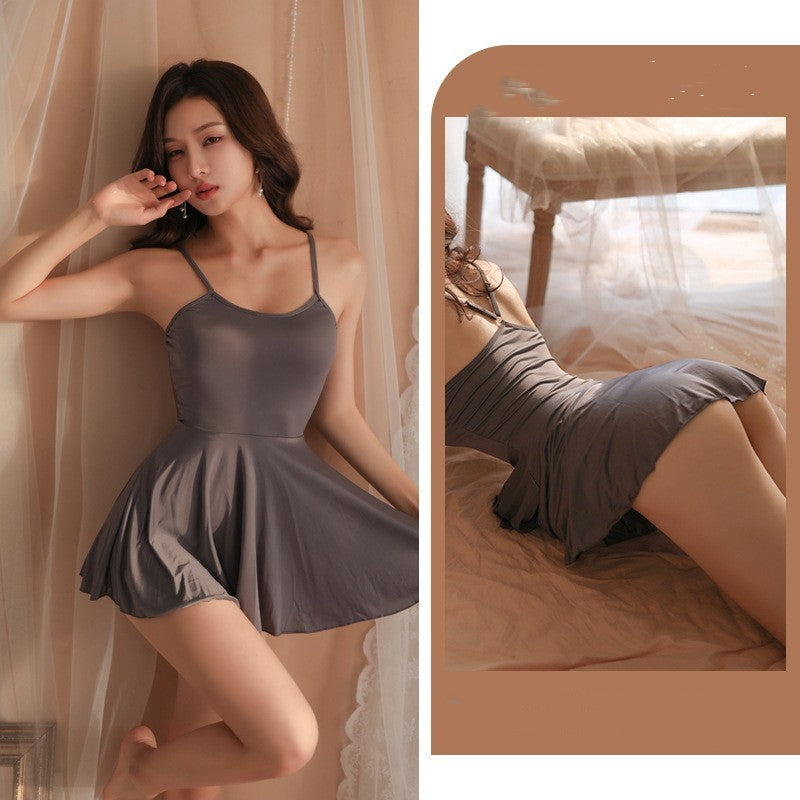 Slip Nightdress Hot Bed Without Taking Off Women