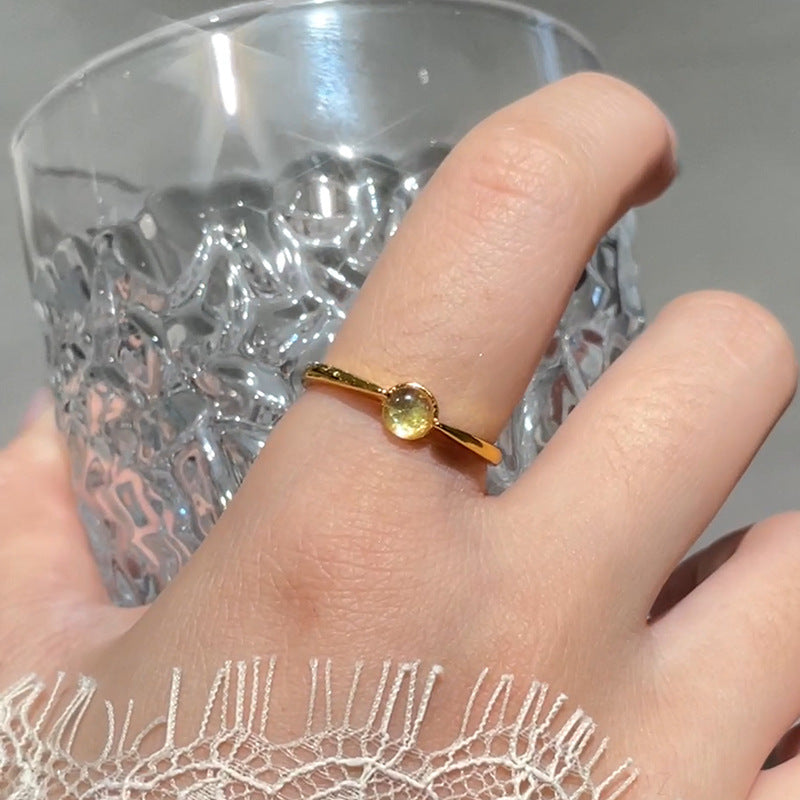 Transparent Female Adjustable Ring