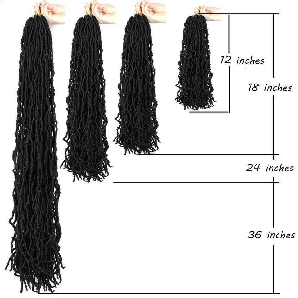 Earthworm Crochet  HUMAN HAIR Wig NuLocs Braiding Hair Dreadlocks