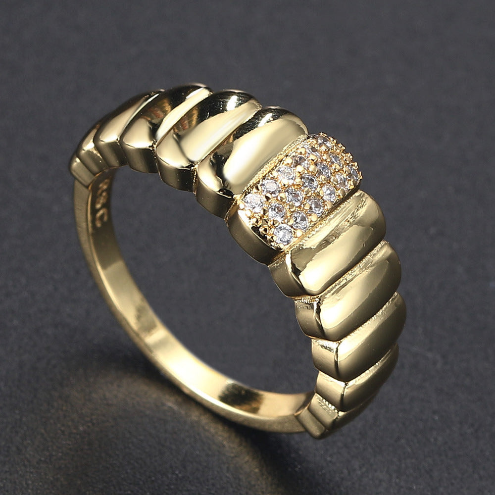 Popular All-match Cold Metal Ring For Women