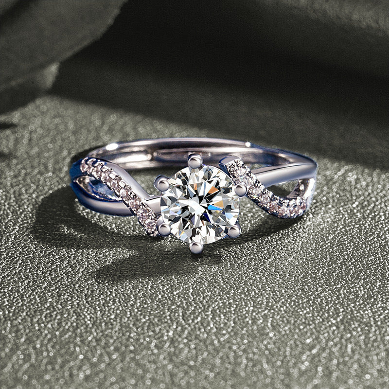 Rhinestone Jewelry Zircon Ring