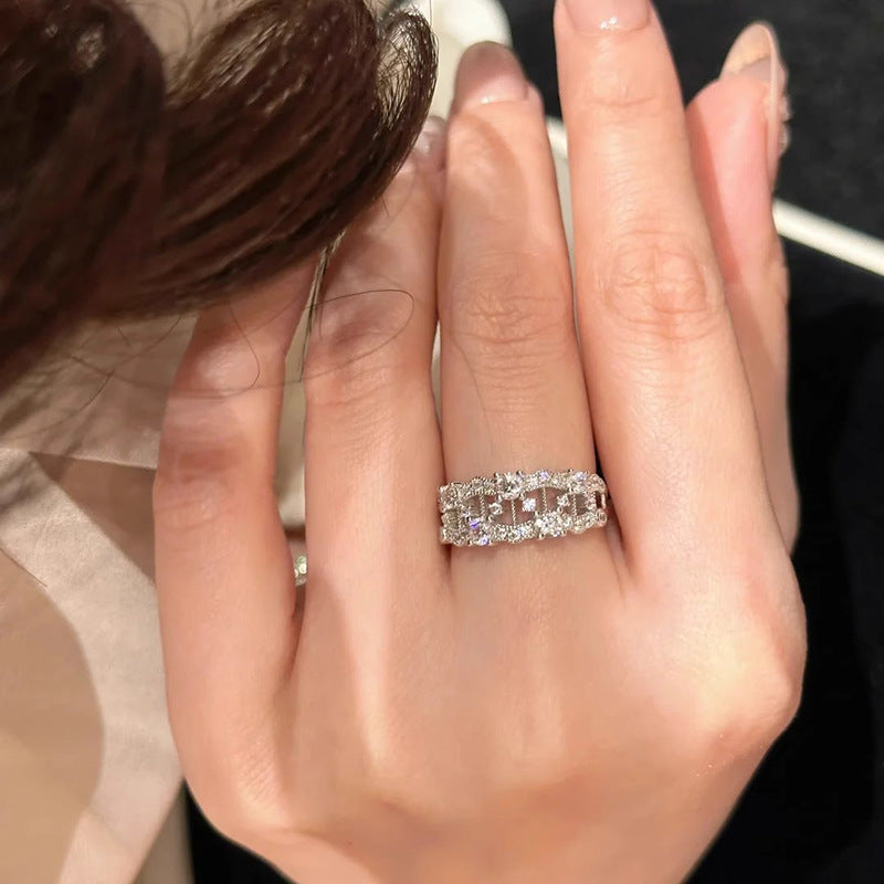 Fashion Women's French Retro Index Finger Ring